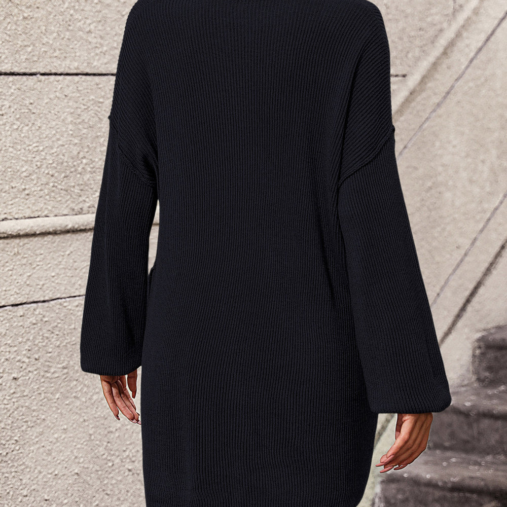 
                  
                    Long Sleeve Sweater Dress with Pockets
                  
                