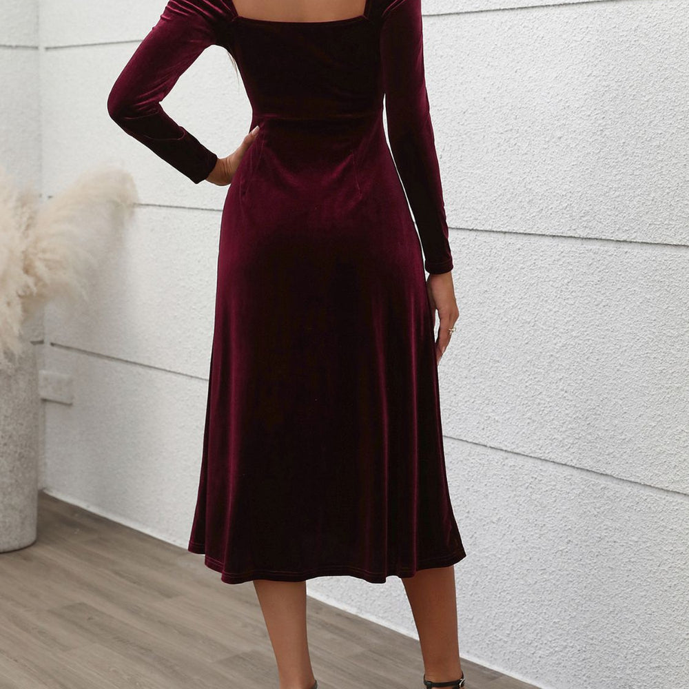 Long Sleeve Midi Dress