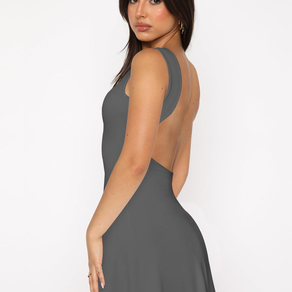 
                      
                        Backless Wide Strap Mini Dress
                      
                    