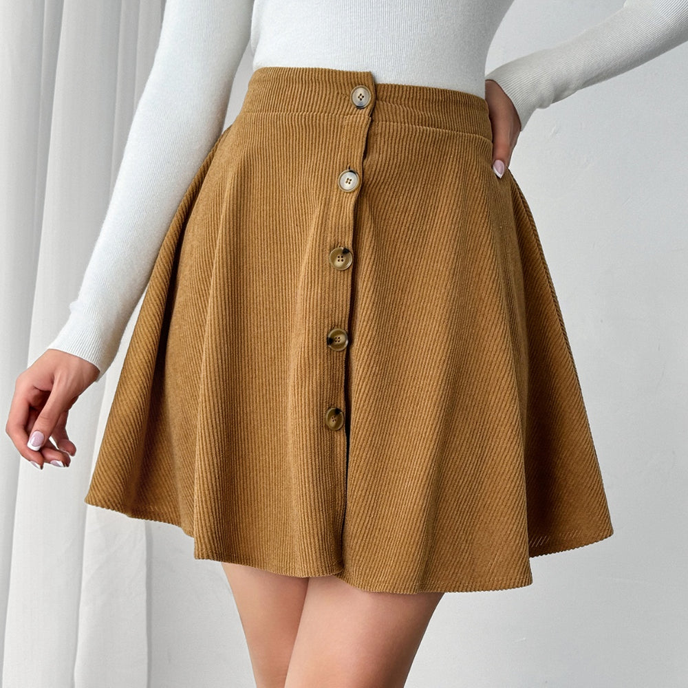 
                      
                        Buttoned Mini Skirt
                      
                    