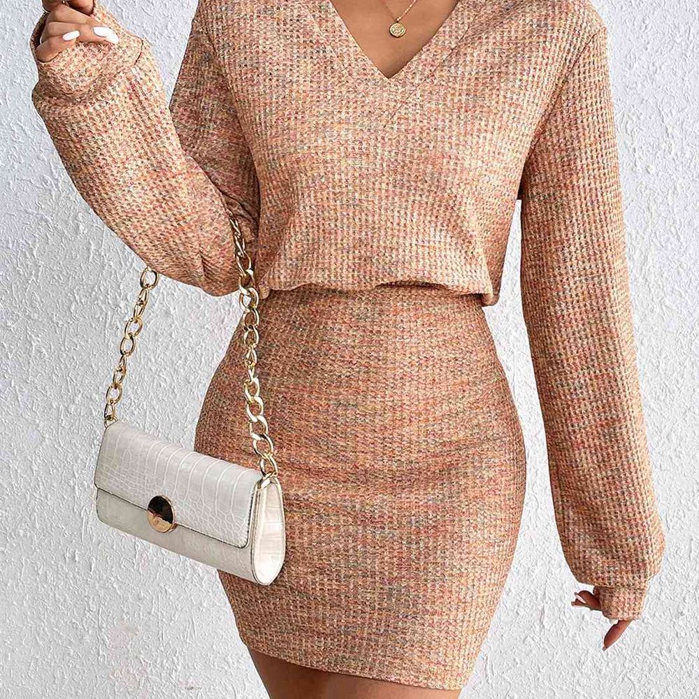 
                      
                        Lace Detail V-Neck Mini Dress
                      
                    