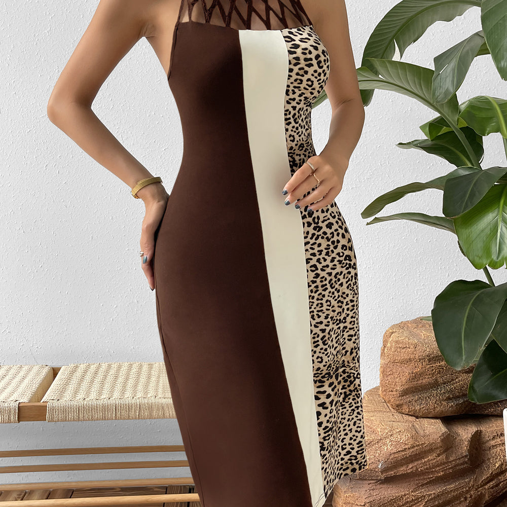 
                      
                        Cutout Sleeveless Knee-Length Dress
                      
                    