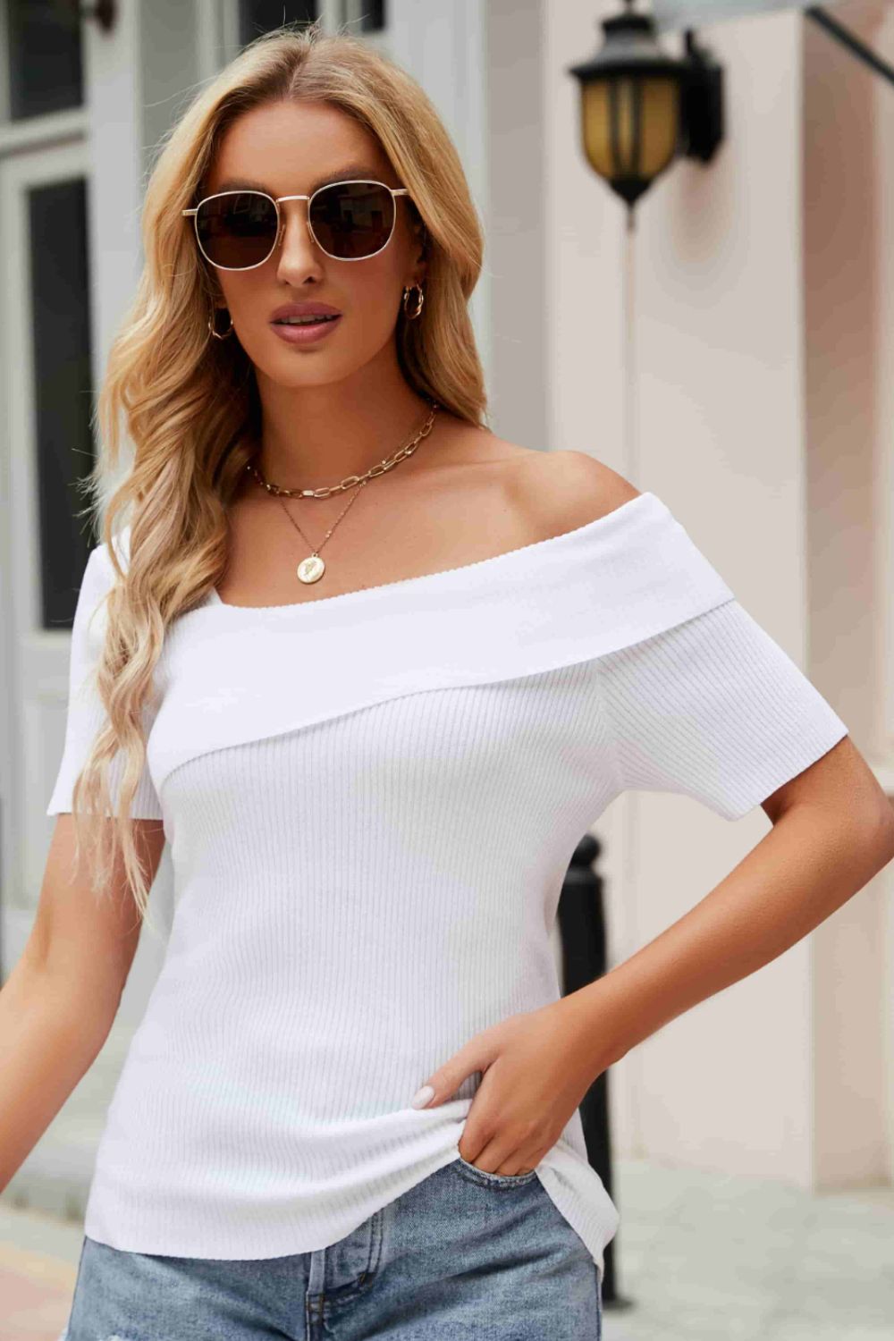 Casual One shoulder Top